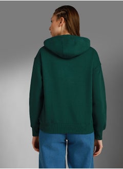HIGH STAR Women Green Sweatshirt  - Image 4
