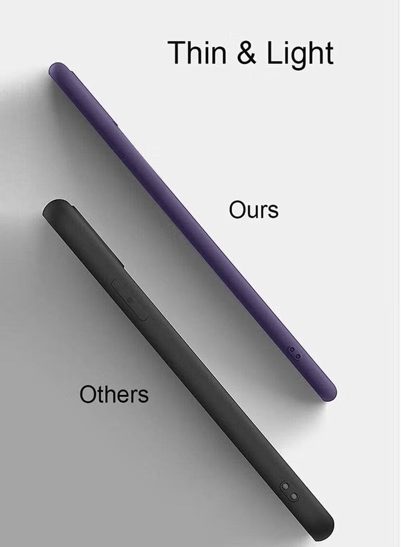 ELTRAZONE "Apple iPhone 17 Pro Max 5G (2025) Soft Liquid Silicone Case Cover – Slim Fit, Shockproof, Anti-Scratch & Anti-Fingerprint Protective Back Case with Microfiber Lining – Eggplant Purple (MCRPSN)" - Image 4