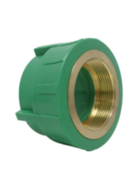 KNP Female Socket PPR Pipe Fitting (40MM X 1 1/2 Inch) is designed for connecting pipes and fittings in plumbing and water distribution systems.