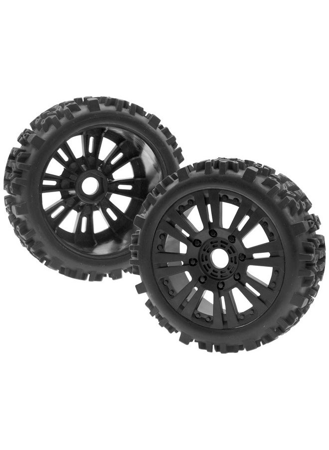 Vgoohobby - 1/8 Rc Buggy Tires 17Mm Hex Wheels Rims & Rubber Tires Compatible With Arrma Typhon 6S 3S Talion 6S Team Losi Hpi 1/8 Rc Car 4Pcs - Image 1