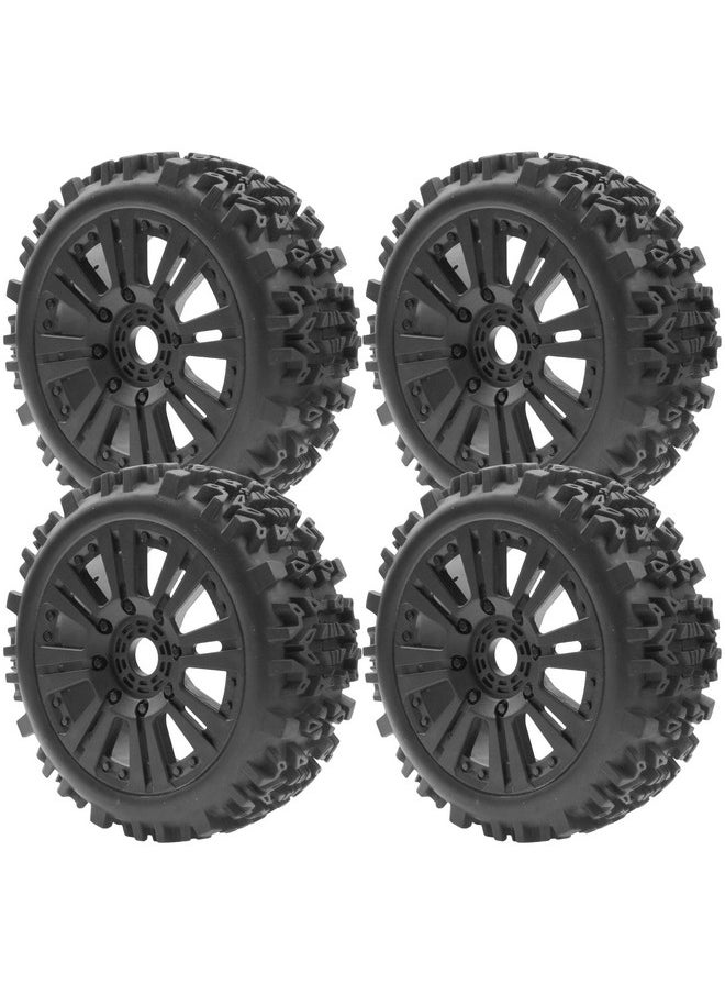 Vgoohobby - 1/8 Rc Buggy Tires 17Mm Hex Wheels Rims & Rubber Tires Compatible With Arrma Typhon 6S 3S Talion 6S Team Losi Hpi 1/8 Rc Car 4Pcs - Image 1