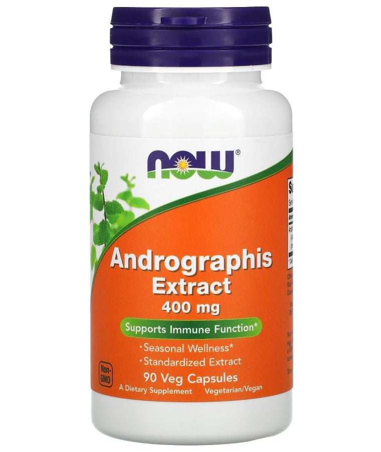 now Andrographis Extract 400 mg 90 Veg Capsules