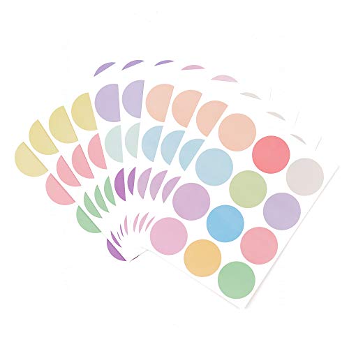 PapaKit Large Round Polka Dot Confetti Wall Decal Baby Nursery Child Kid Boy Girl Bedroom Home Decor | Creative Art Design Pattern | Safe Removable Adhesive (Pastel Rainbow, 2 Inches x 120 Pieces) - Image 2