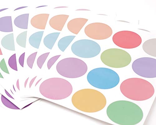 PapaKit Large Round Polka Dot Confetti Wall Decal Baby Nursery Child Kid Boy Girl Bedroom Home Decor | Creative Art Design Pattern | Safe Removable Adhesive (Pastel Rainbow, 2 Inches x 120 Pieces) - Image 3