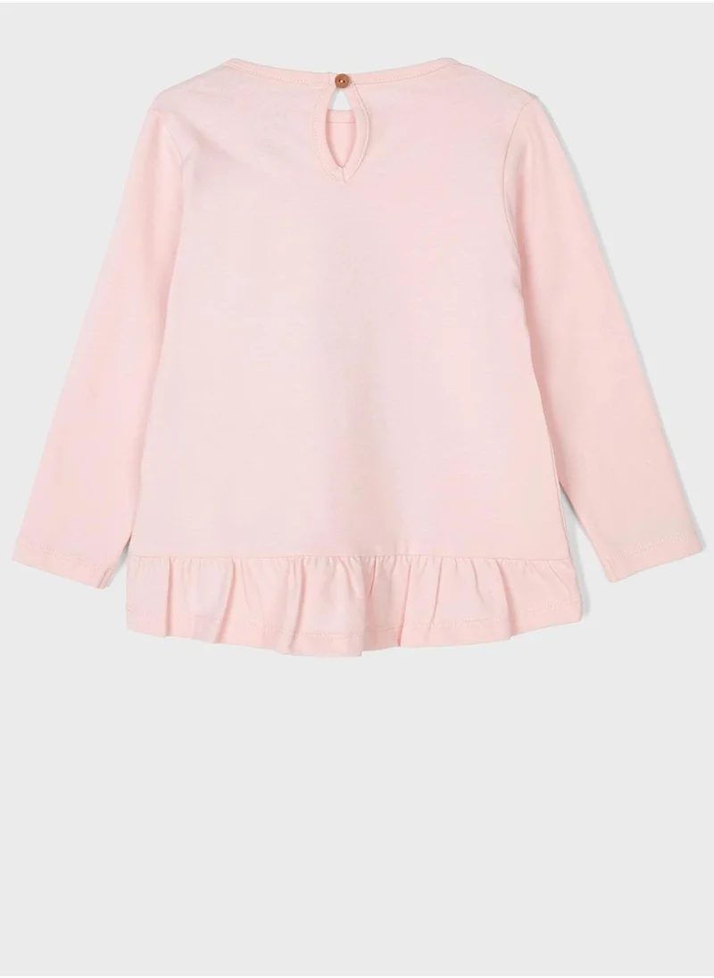 Zippy Infant Ruffle Hem Top