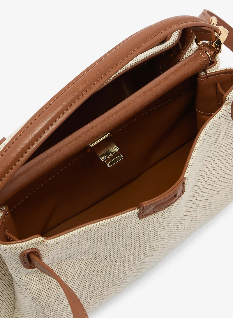 Jw Pei Brown Canvas Carmen Mini Bag for Women | Best Price UAE
