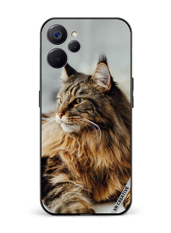 VR CREATIVE Protective Case Cover For Realme 10 5G Angry Cat Design Multicolour - Image 1