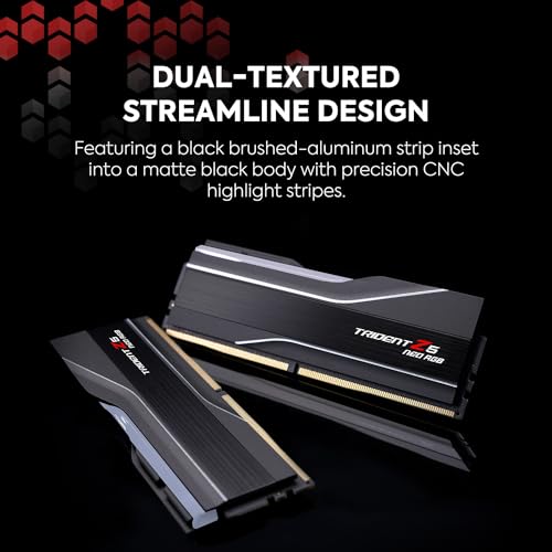G.SKILL Trident Z5 Neo RGB Series DDR5 RAM (AMD Expo & Intel XMP 3.0) 64GB (2x32GB) 6000MT/s CL36-36-36-96 1.35V Desktop Computer Memory U-DIMM - Matte Black (F5-6000J3636F32GX2-TZ5NR) - Image 4