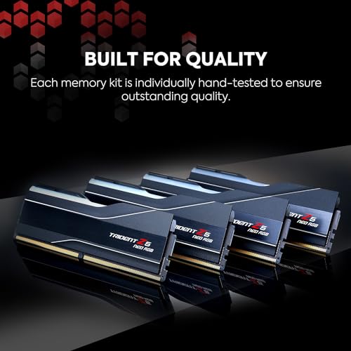G.SKILL Trident Z5 Neo RGB Series DDR5 RAM (AMD Expo & Intel XMP 3.0) 64GB (2x32GB) 6000MT/s CL36-36-36-96 1.35V Desktop Computer Memory U-DIMM - Matte Black (F5-6000J3636F32GX2-TZ5NR) - Image 5