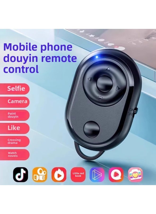 Shake Voice Remote Control Wireless Camera Controller Mobile Phone Multi-function Bluetooth Self-timer Page Turning Click Shutter Artifact-Color:Mobile Phone Bluetooth Remote Control-pink-1 Piece (packed In Bags) Essential For Stocking Up - Image 4