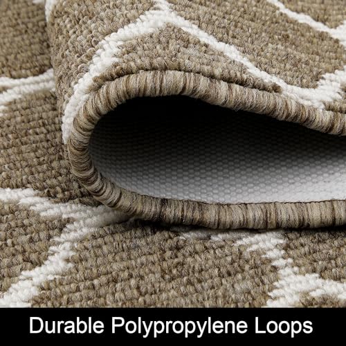 SHACOS Washable Runner Rug 20"x59" Non Slip Stain Resistant Dirt Trapper Rug Runner Floor Mat Carpet Runners for Entryway Kitchen Home Garage Office, Brown - Image 3