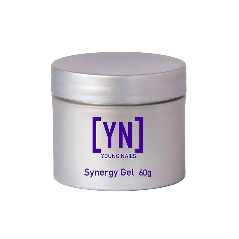 Young Nails Synergy Gel System, Building Gel - Hard Builder Gel, Superior Adhesion & Strength, Structured Nail Gel Builder - Sculptor Gel, Clear, 60g - Image 1