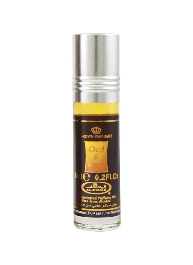 Al Rehab perfumes Oud And Rose Concentrated Perfume Oil 6ml (Pack of 6)  - Image 3