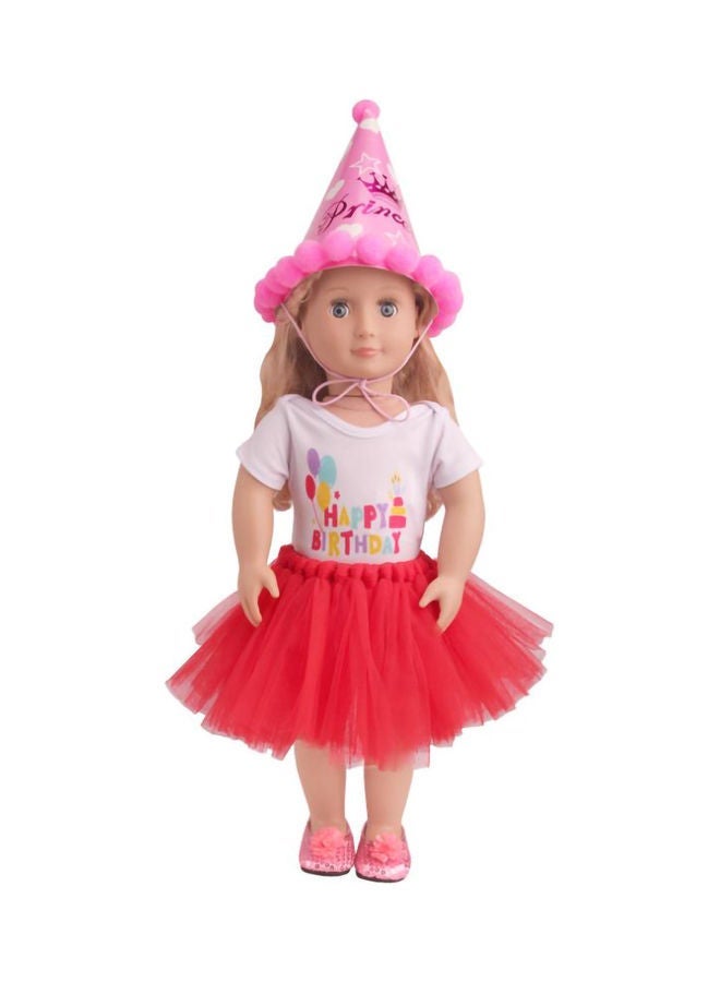 NIBEMINENT Birthday Party Dress Up For 18 Inch Doll - Image 1