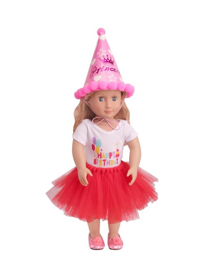 NIBEMINENT Birthday Party Dress Up For 18 Inch Doll - Image 3