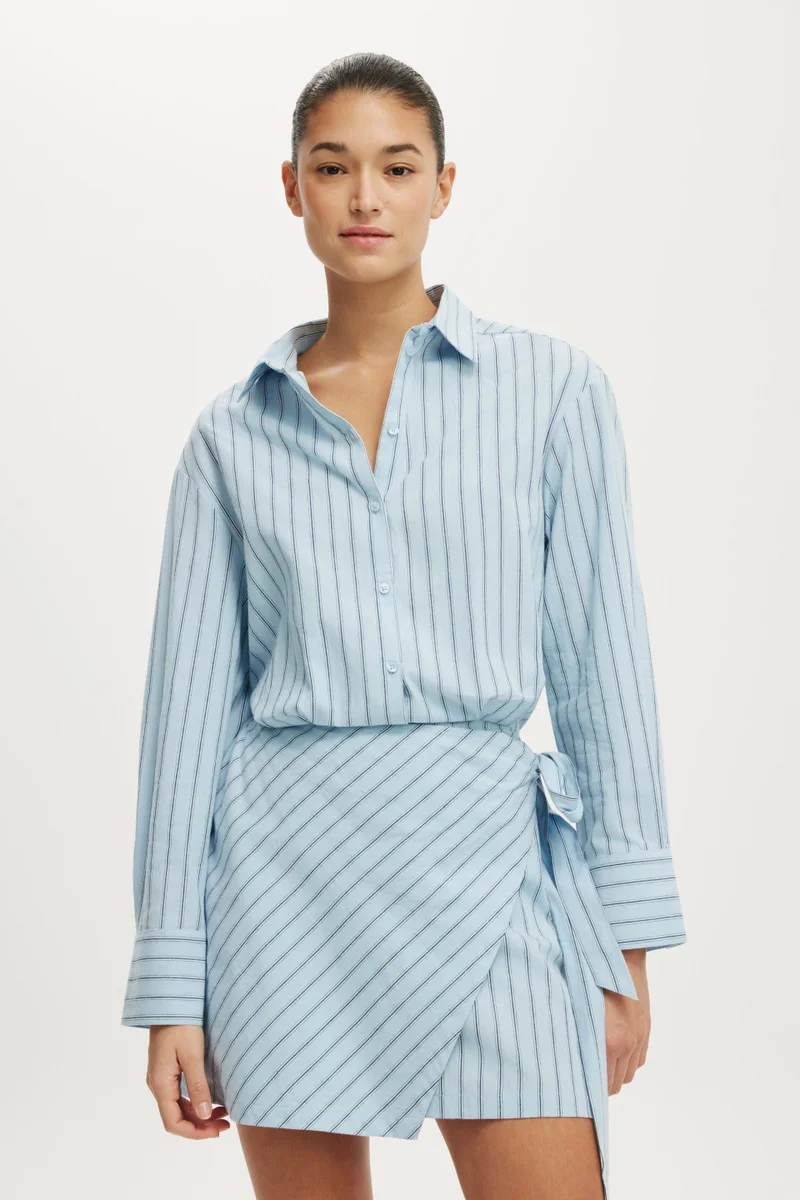 Cotton On  Shirt Mini Dress for Women | Best Price UAE