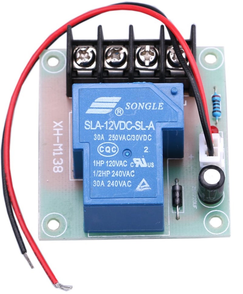 Yeeco® 30A High Current 12V Contactor Relay Switch Power Switch DC Power Switching Control Board Control Module Electrical Relay Switches for Cooler Heater Refit Water Heater Control - Image 3