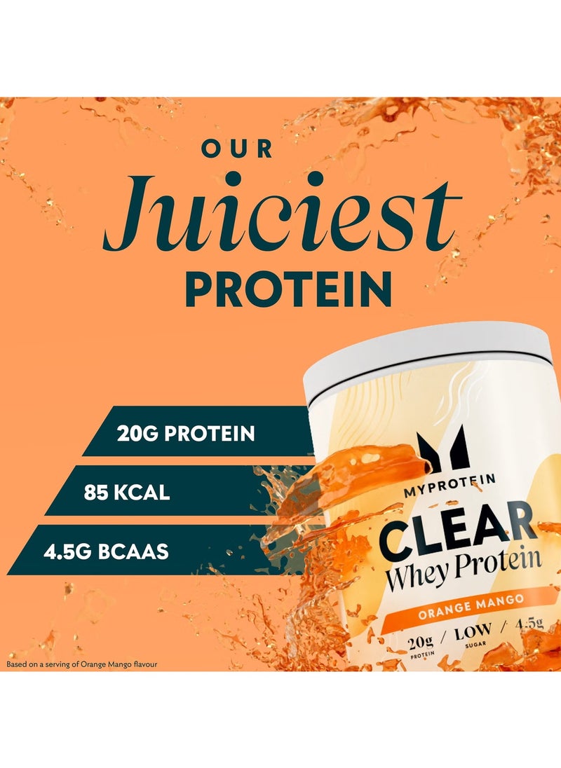 Myprotein Clear Whey Protein Orange Mango 522G 20 Servings  - Image 2