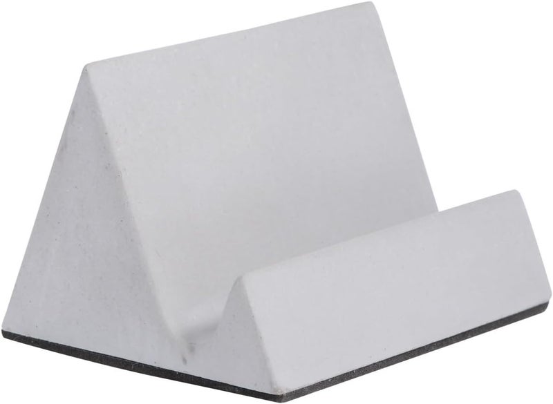 FUOYLOO Concrete Desktop Phone Stand Tablet Holder Grey Sleek Phone Bracket Support Office and Home Use Base - Image 1