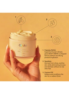Ouai Body Cream, St. Barts - Hydrating Whipped Body Cream With Cupuaçu Butter, Coconut Oil And Squalane - Softens Skin And Delivers Healthy-Looking Glow - Sulfate-Free Skin Care - 7.5 Oz  - Image 3