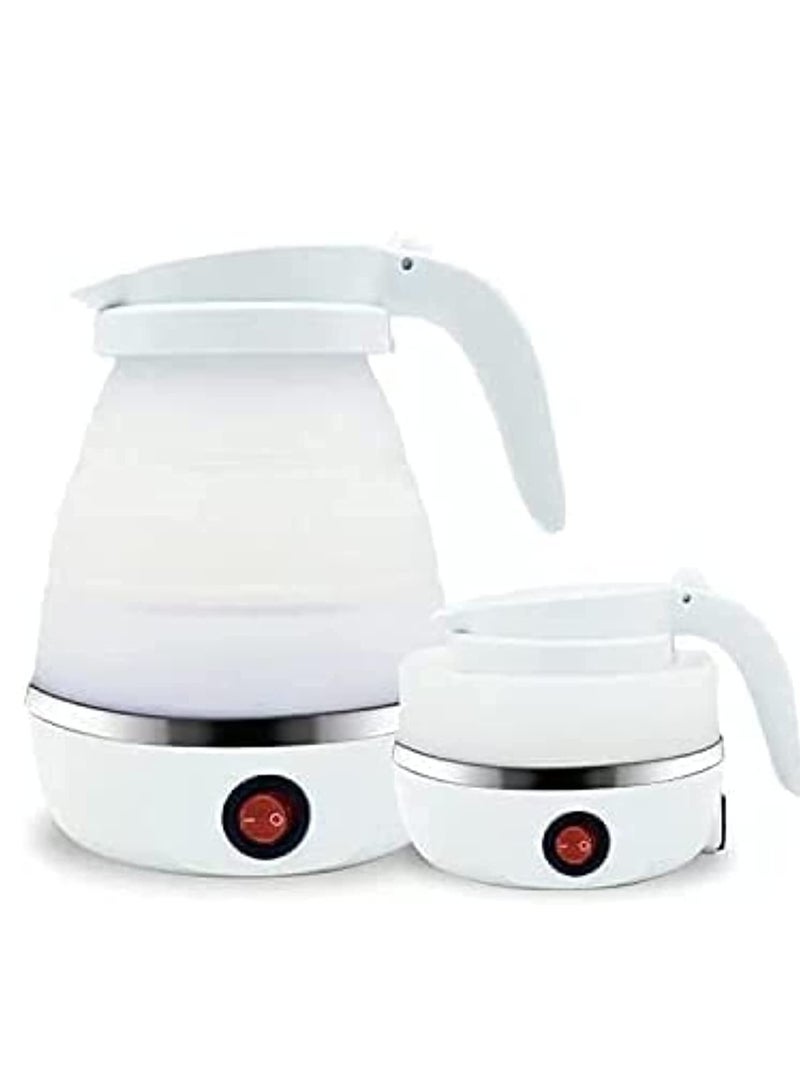 ELTRAZONE غلاية كهربائية صغيرة محمولة قابلة للطي مصنوعة من السيليكون للسفر (أبيض) - Image 3