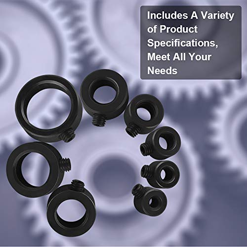 Heqishun Depth Stop Drill Bit, 18 Piece Drill Stop Collar Set Positioner Ring and Hex Wrench (3mm, 4mm, 5mm, 6mm, 8mm, 10mm, 12mm, 16mm) - Image 4