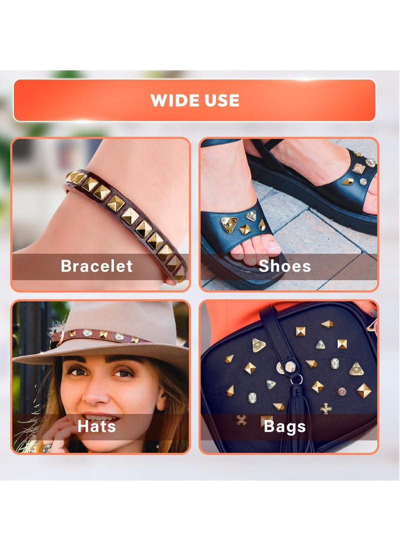 24 Pack Shoe Charms Bling Shoes Decoration, Enamel Diamond Shoe Decoration with Chains Accessories, Suitable for Girls Women Party Favors Birthday Gifts - Image 5