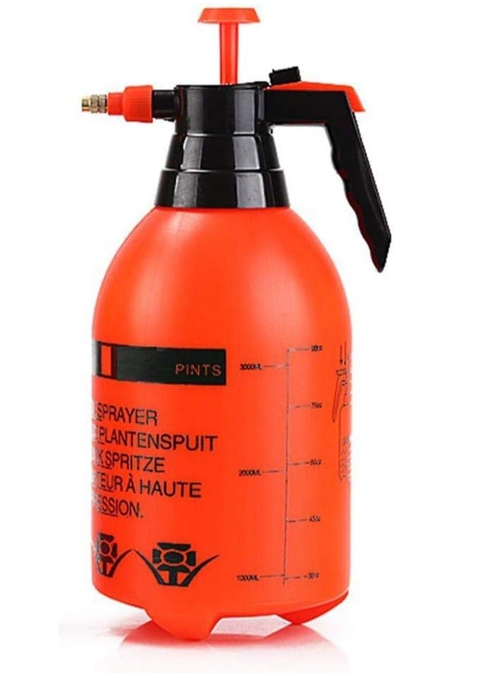Midwest Portable Pressurized Handheld Garden Sprayer Adjustable Nozzle Use with Water Chemicals (2L) - Image 1