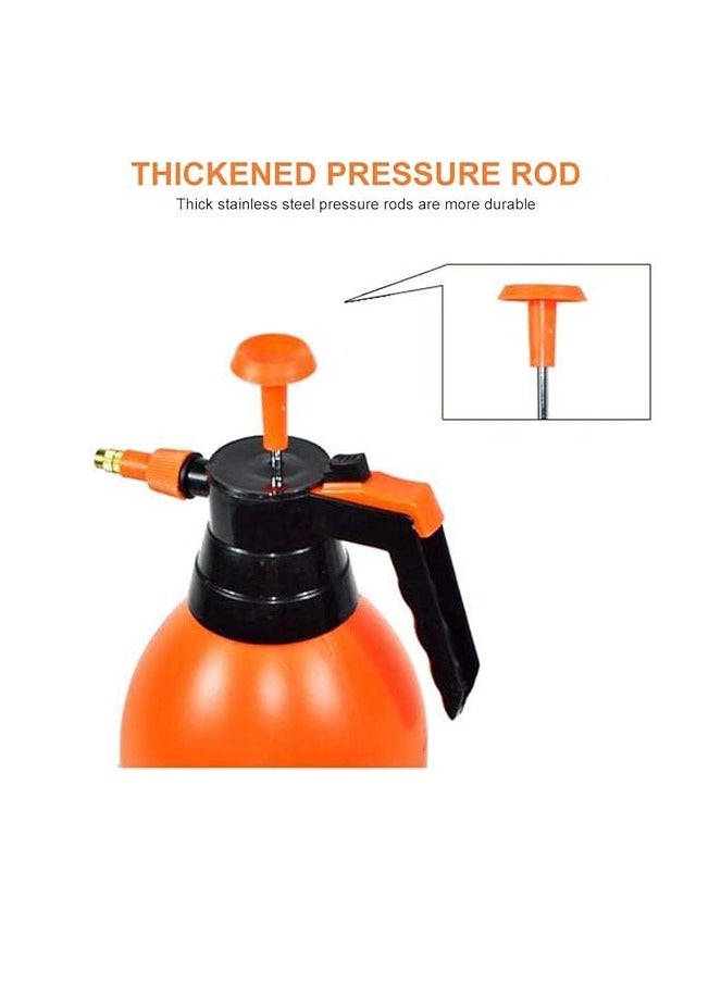 Midwest Portable Pressurized Handheld Garden Sprayer Adjustable Nozzle Use with Water Chemicals (2L) - Image 5