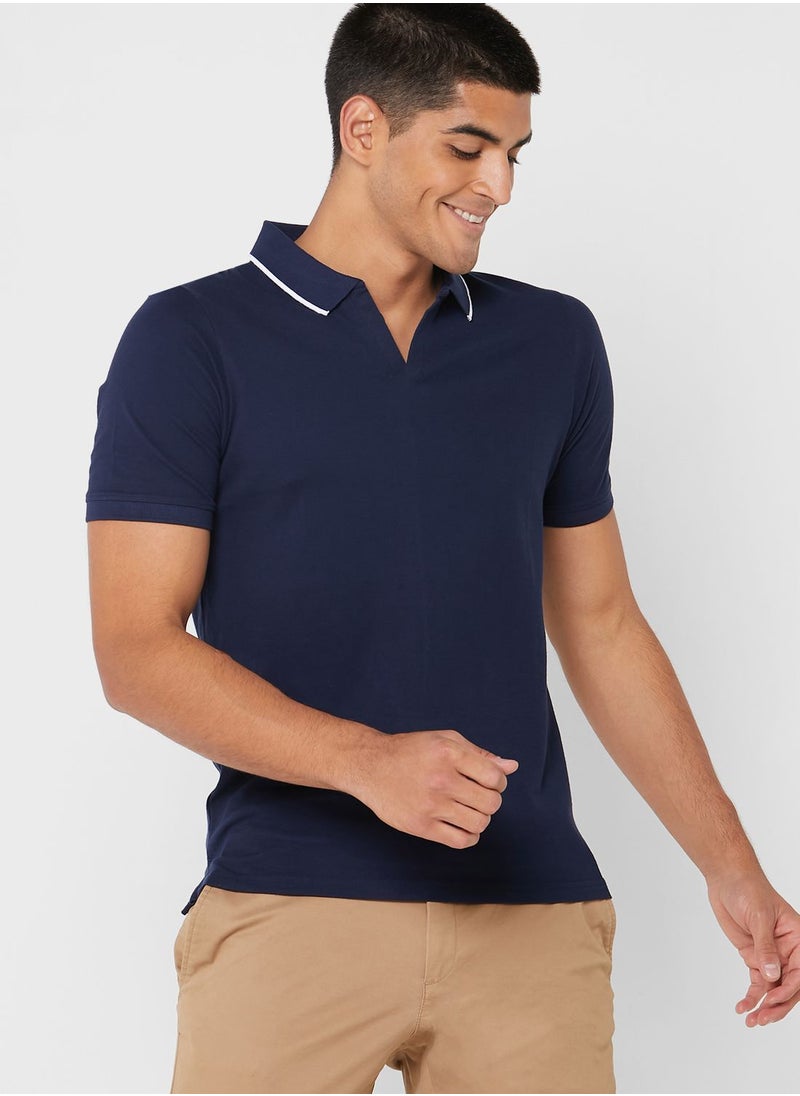 Seventy Five Notch Collar Polo Shirt  - Image 1