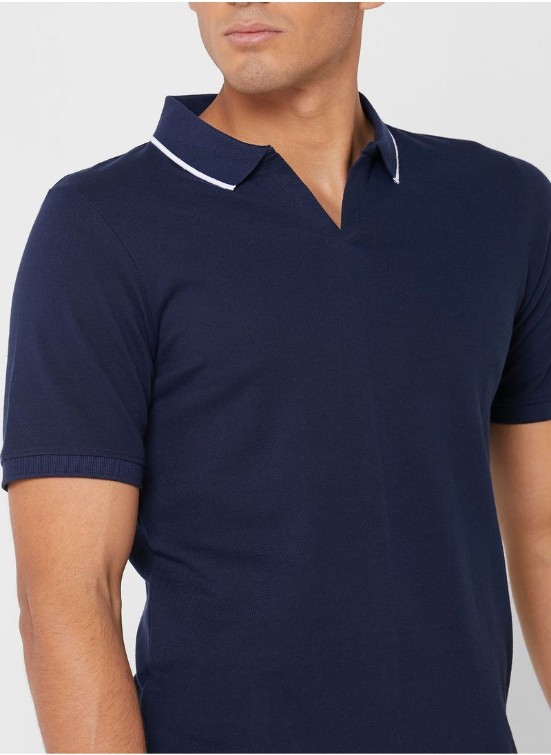Seventy Five Notch Collar Polo Shirt  - Image 3