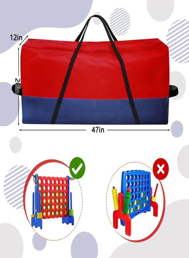 TRESSON Upgrade Giant Connect 4 Carrying Duffle Bag-180L Large & Sturdy Carrying Bag for Jumbo 4 in A Row,Easy Transportation for Jumbo to Score Outdoor Storage Bag Store Large Decorations - Image 3