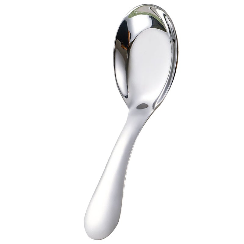 Stainless Steel Spoon Short Handle Spoon Porridge Spoon Rice Spoon Kids Spoon - Image 5