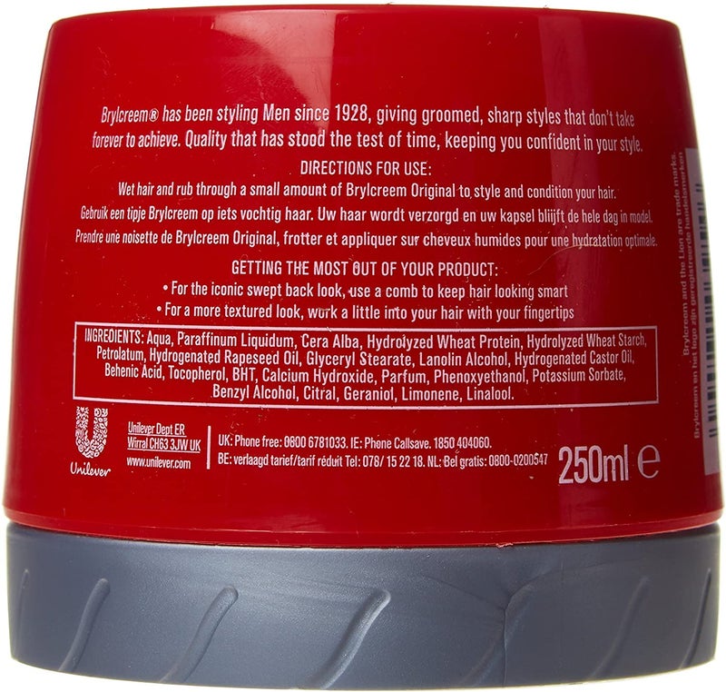 Brylcreem Original Red Hair Cream 250Ml - Image 2