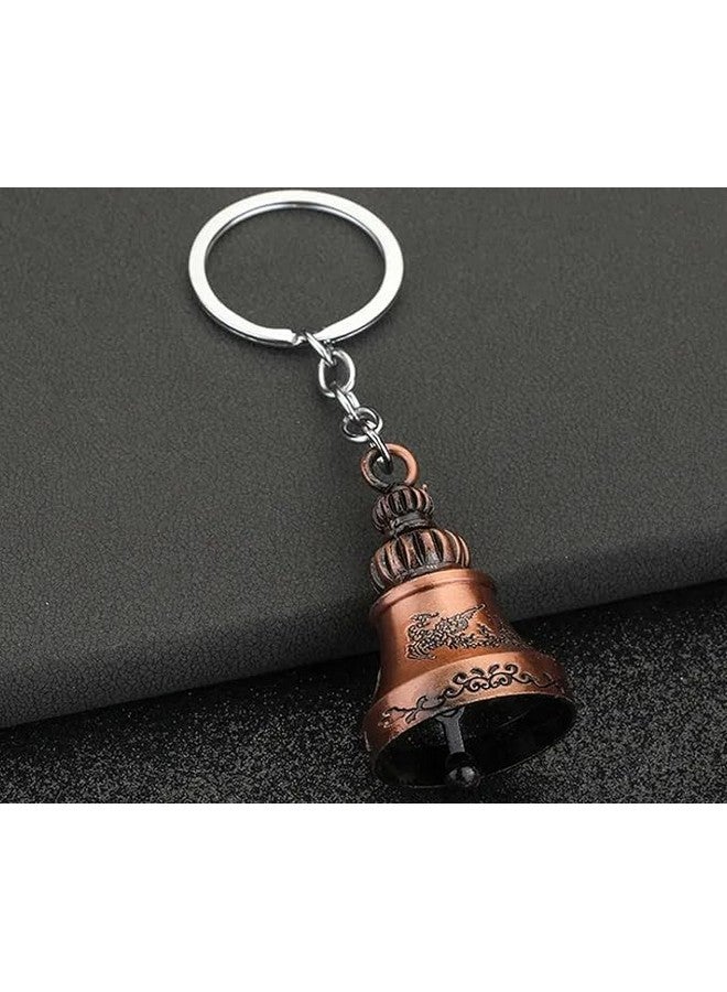 FowWelt جرس الحارس فوف ويلت سلسلة مفاتيح سلسلة مفاتيح التبت سلسلة مفاتيح الحظ (جرس الحارس بألوان متعددة) - Image 4