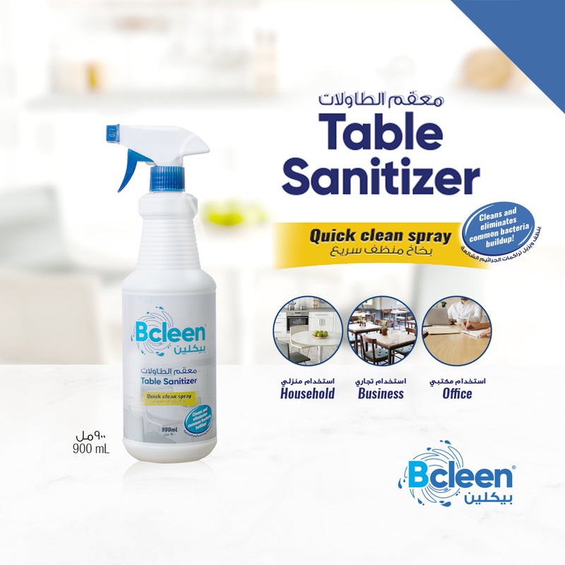 Bcleen Table Sanitizer 900Ml [1Pc] - Image 2