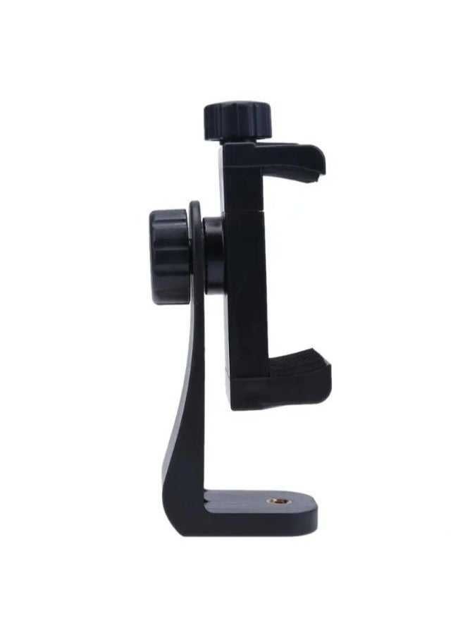 Generic - Phone Tripod Mount Adapter/Vertical Bracket Smartphone Holder/Cell Phone Clip Clipper Sidekick 360 Degree Smartphone Video Tripod Clamp Compatible for iPhone Xs X 7 Plus Samsung Android - Image 1