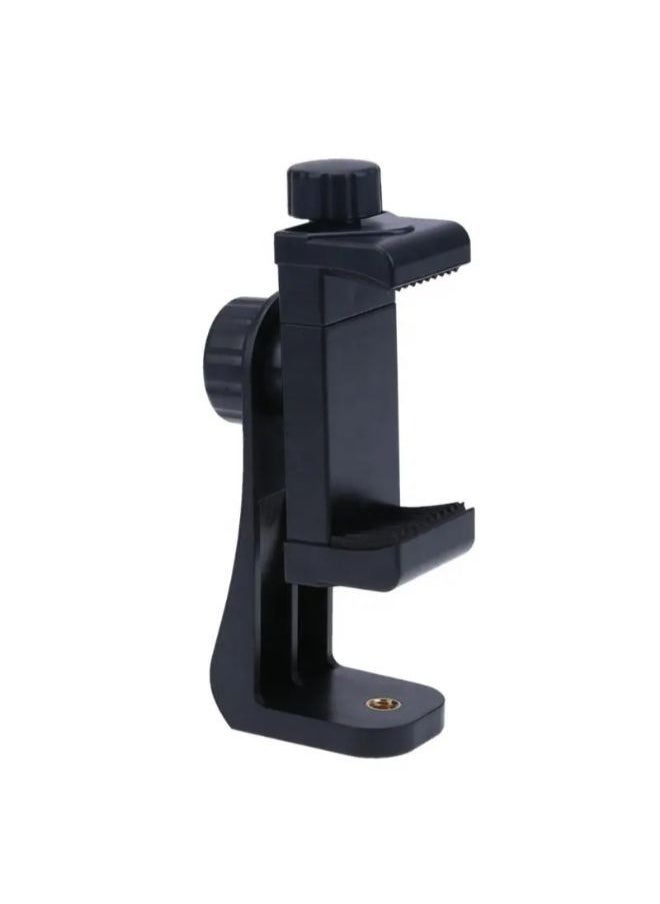 Generic - Phone Tripod Mount Adapter/Vertical Bracket Smartphone Holder/Cell Phone Clip Clipper Sidekick 360 Degree Smartphone Video Tripod Clamp Compatible for iPhone Xs X 7 Plus Samsung Android - Image 1