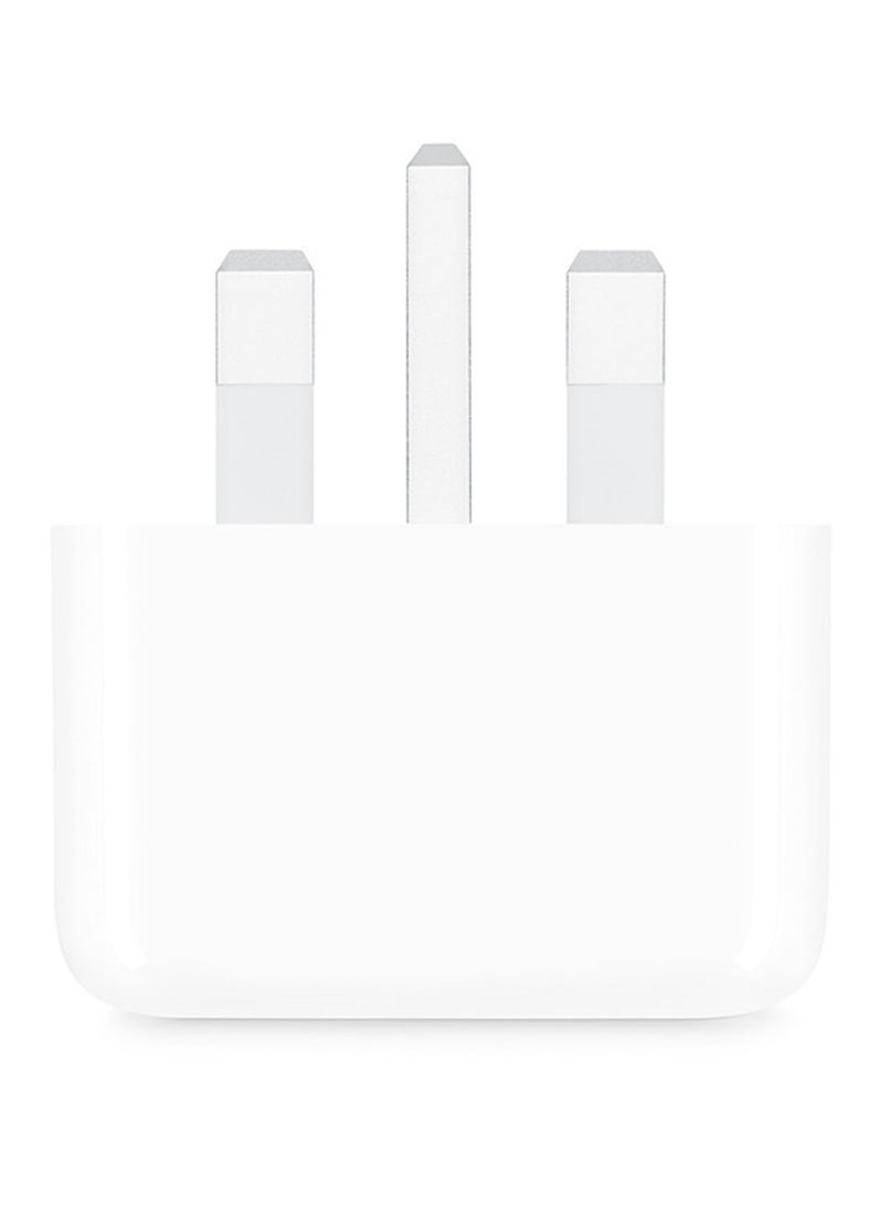 Youque - Power Adapter for iPhone, USB-C 20W Fast Charging Adapter with 1.5M Type C to Lightning Fast Charging Cable White - Image 1
