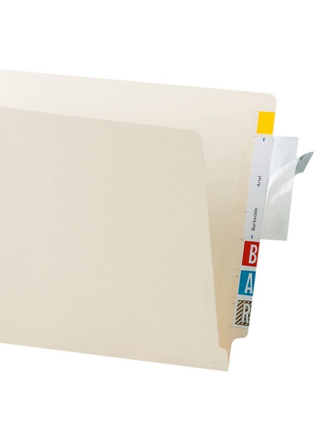 Tabbies File Folder Label Protectors, Clear, Wrap-Around, Self-Adhesive, 3-1/2"W x 2" H, 500 Protectors Per Roll (88385)