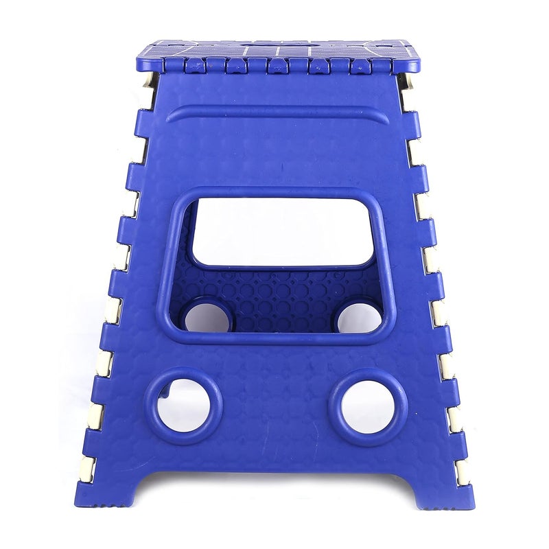 GOCART WITH G LOGO GOCART WITH G LOGO 18 Inches Super Strong Folding Step Stool for Adults and Kids Kitchen Stepping Stools Garden Step Stool Kitchen Stool Blue - Image 5