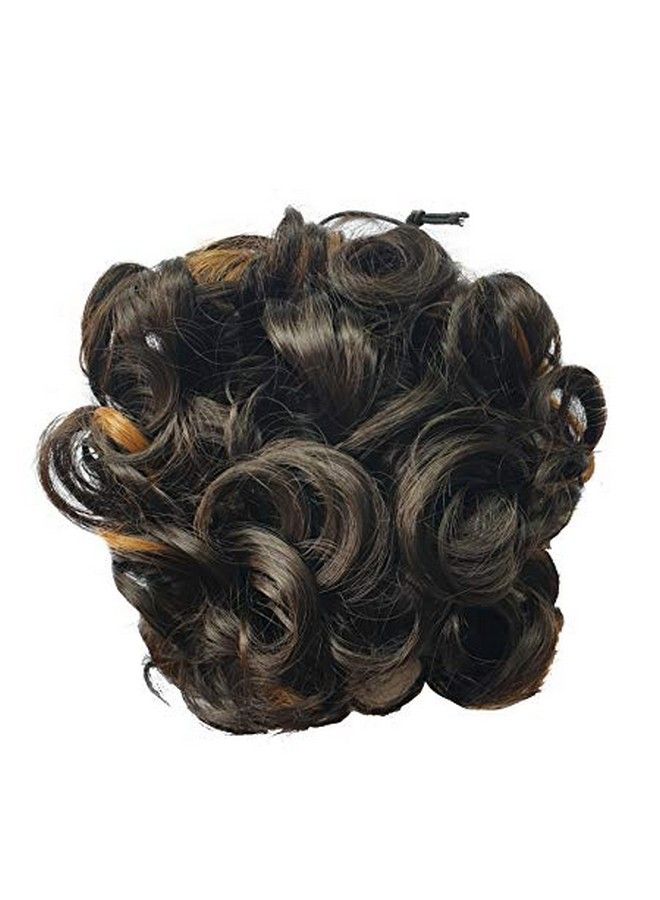 Foreign Holics Synthetic Artificial Juda Hair Bun Accessories (Brown Medium) - Image 3