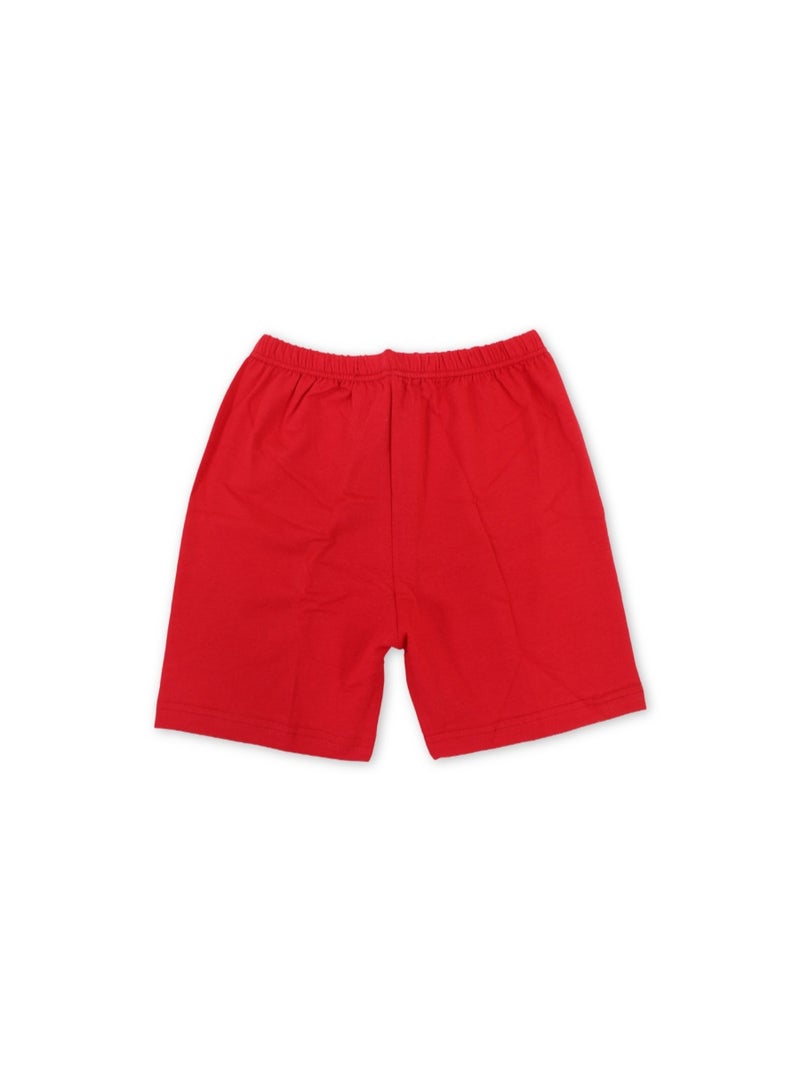 Unisex Cotton Plain Panty Shorts - Red - Image 3