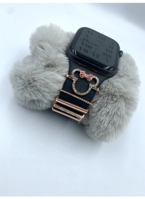 Apple Watch Compatible Band Charm (High Quality) Rose Gold