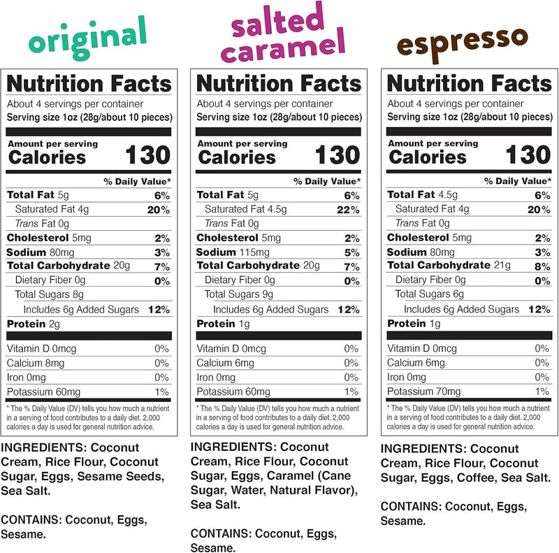 SunTropics Sun Tropics CocoRolls Variety Pack - Gluten Free, Dairy Free, Snack-Crisp Rolled Wafers Made with Pure Coconut Cream, 6 Count - Image 2