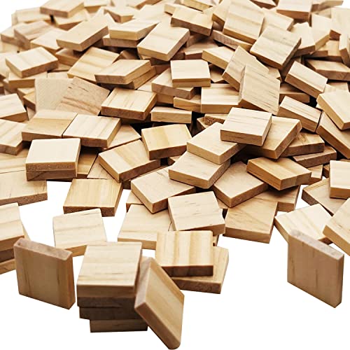 XYSMZM 300 Pcs Wood Blank Letter Tiles Wooden Blank Scrabble Tiles for DIY Craft Supplies Decoration - Image 1