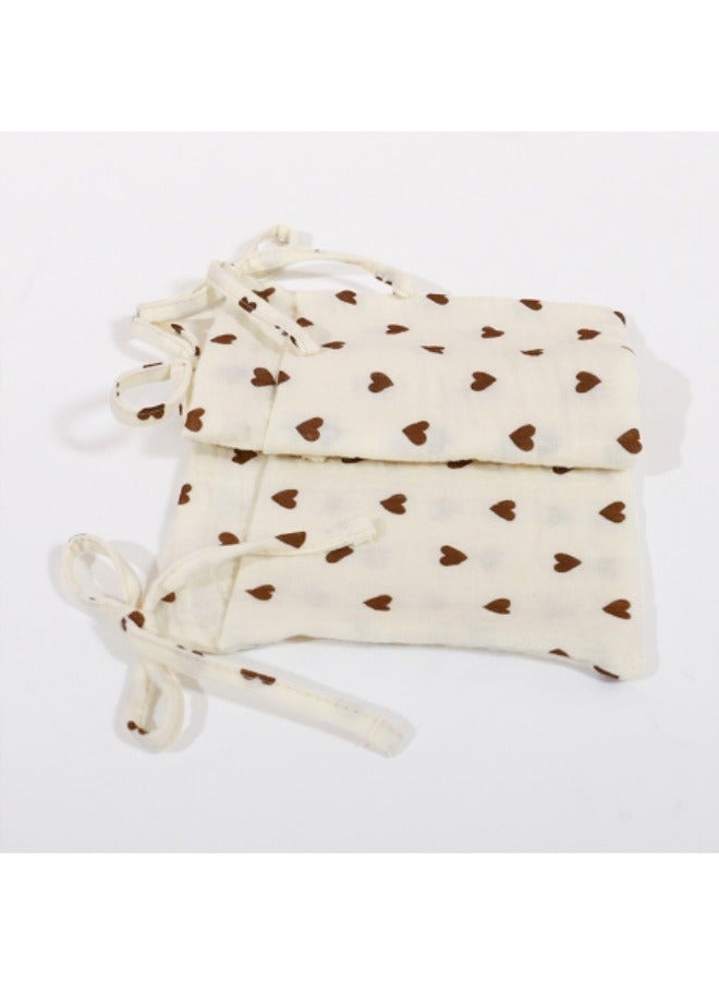 Cotton Crib Baby Bedside Hanging Storage Bag,2 Pockets Organizer for Baby Cribs And Toys - Image 3