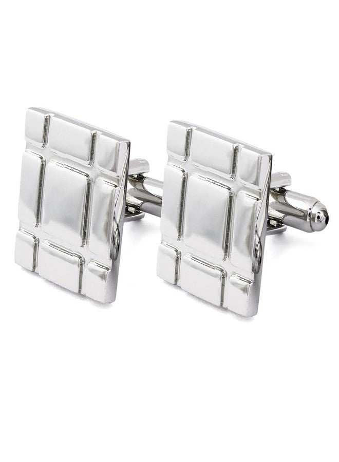 Peluche Square Solid Grace Cufflinks for Men - Image 1