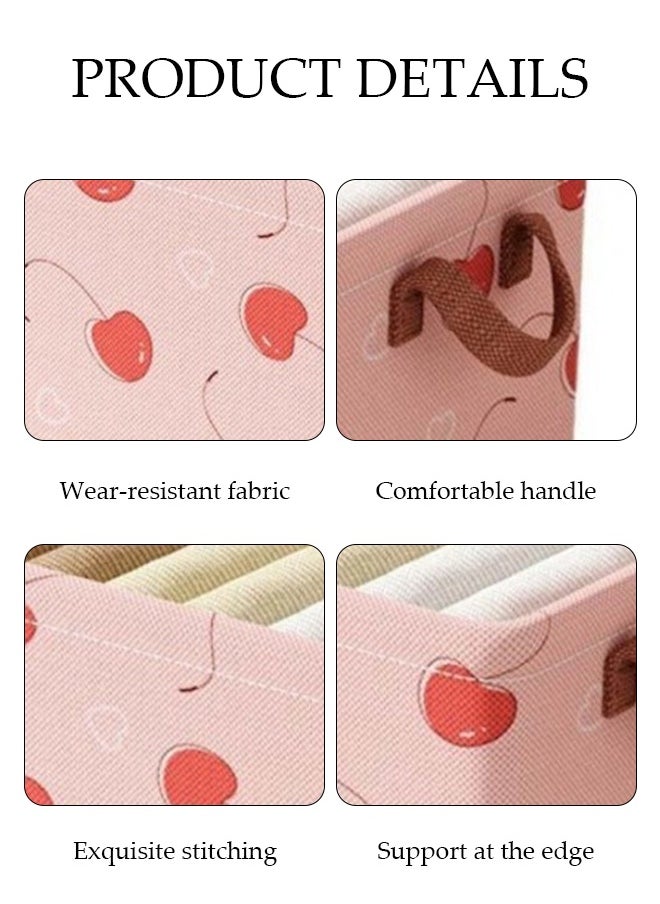DUNISO - 3 Pcs Wardrobe Clothes Organizer,multifunctional foldable storage box，with handles, wear resistant and easy to clean，not easily deformed，for storing shirts, sweaters, T shirts, jeans, 47*28*20cm - Image 1