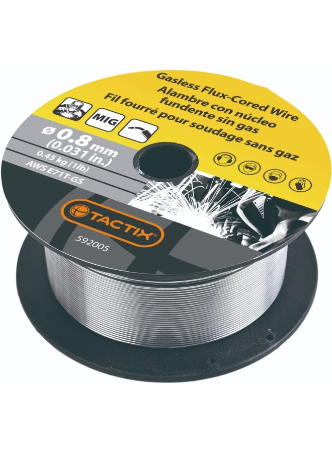 Gasless Flux-Cored Efficient Welding MIG Wire Silver 0.8 mm 592005
